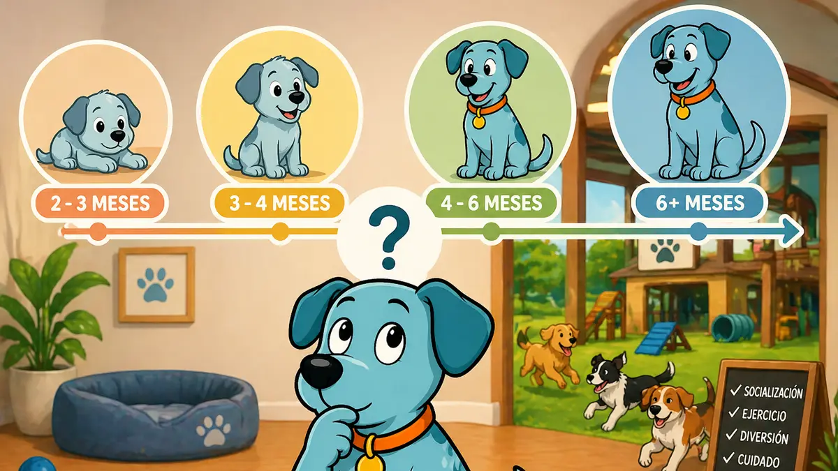 Cachorros en Guardería